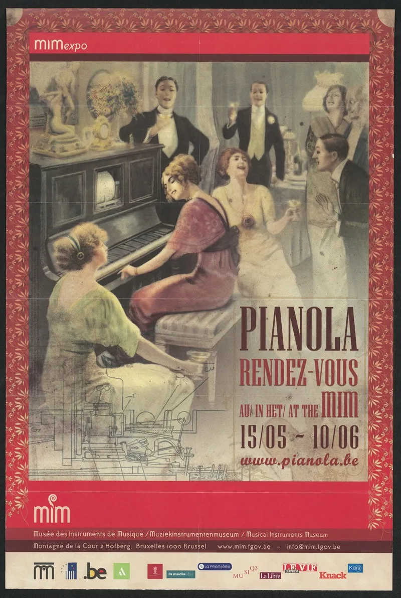 Pianola Rendez Vous Auin Hetat The Mim 2 Wall Art by Muziekinstrumentenmuseum - High-Resolution Digital Print