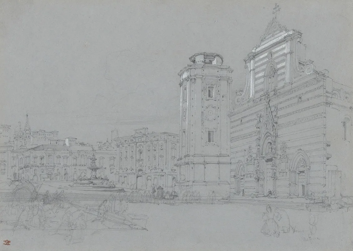 Piazza Del Duomo Messina Sicily