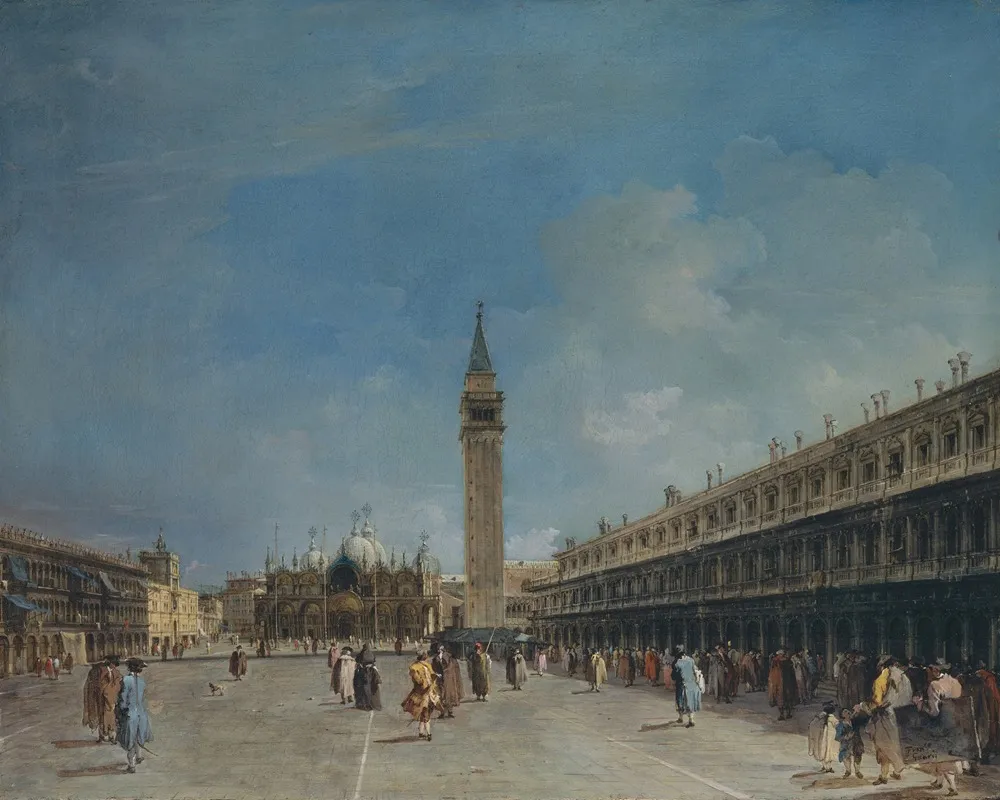 Piazza San Marco 4 Wall Art by Francesco Guardi - High-Resolution Digital Print