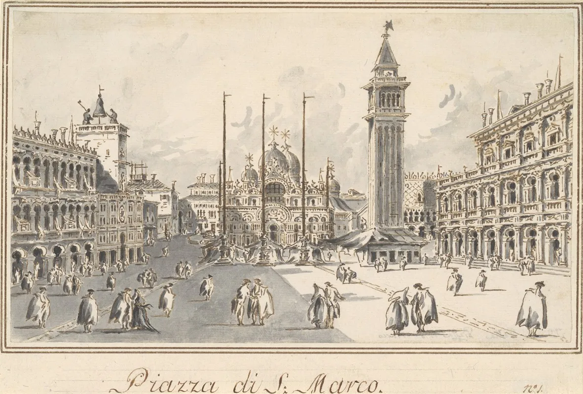 Piazza San Marco Looking Toward The Basilica
