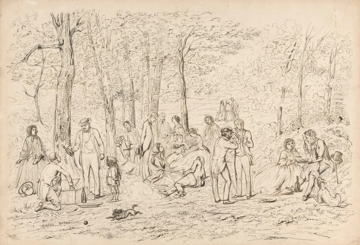 Picknick In Het Bos