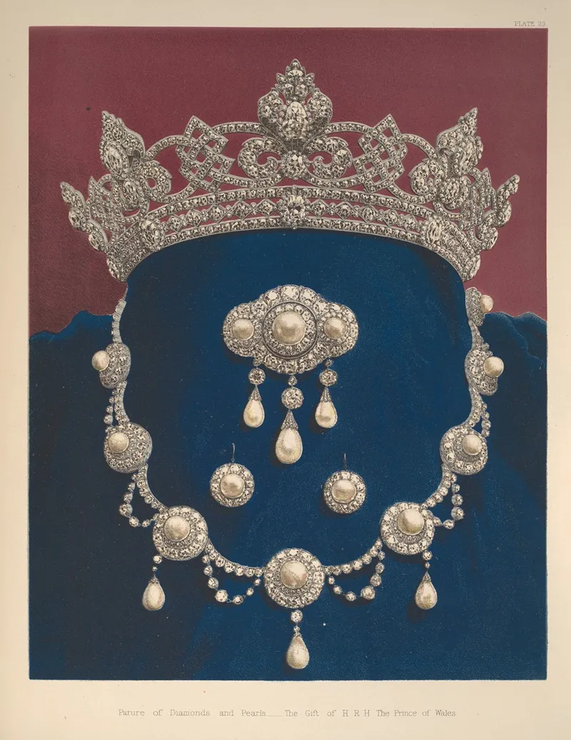Pictue Of Diamonds And Pearl Wall Art by Robert Charles Dudley - High-Resolution Digital Print