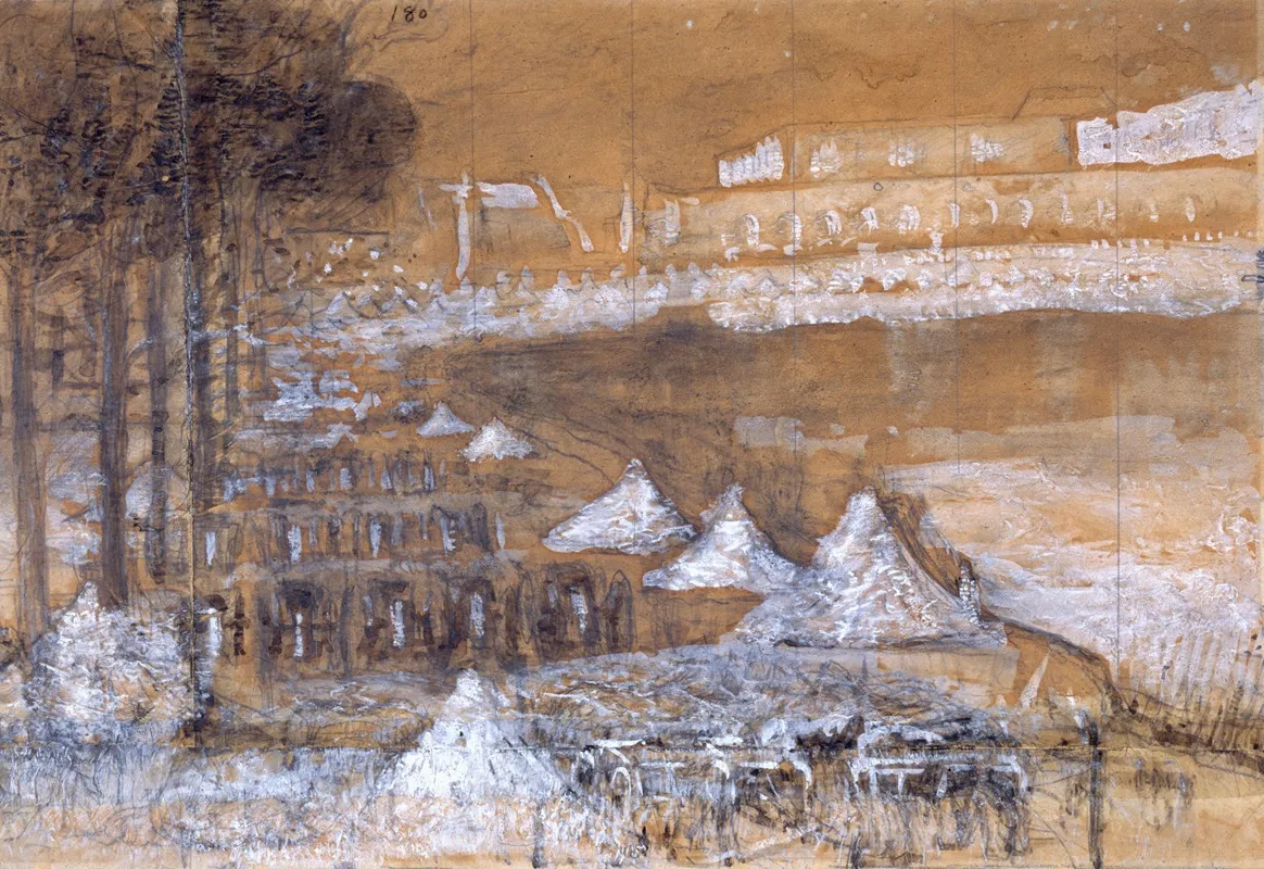Piece Deau Des Suisses A Versailles Wall Art by Pierre Puvis de Chavannes - High-Resolution Digital Print