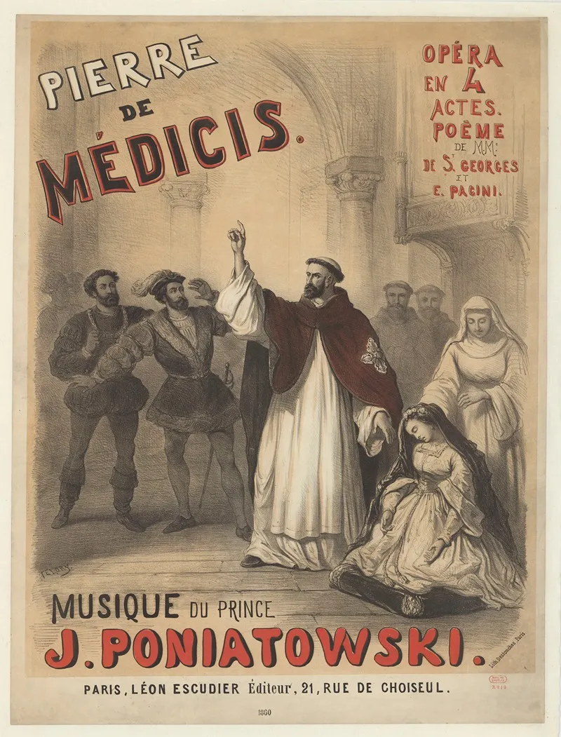Pierre De Medicis Wall Art by Henri Emy - High-Resolution Digital Print