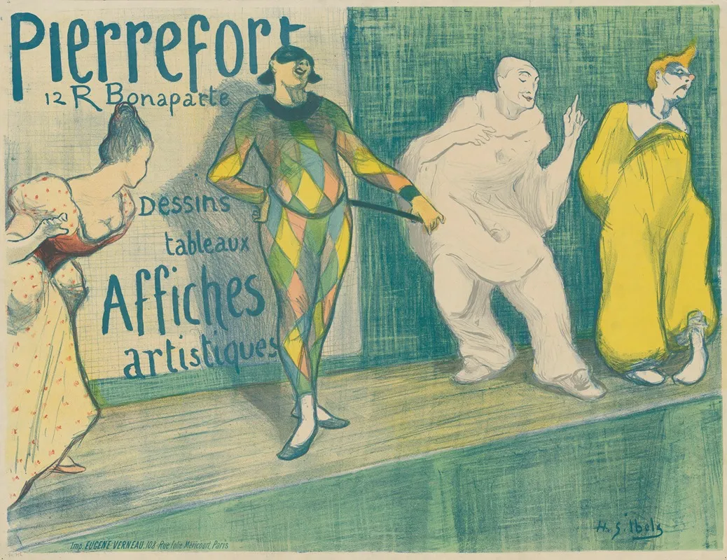 Pierrefort Dessins Tableaux Affiches Artistiques