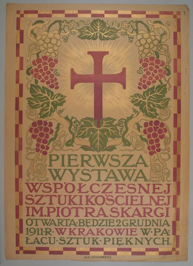 Pierwsza Wystawa Wspolczesnej Sztuki Koscielnej Wall Art by Jan Bukowski - High-Resolution Digital Print