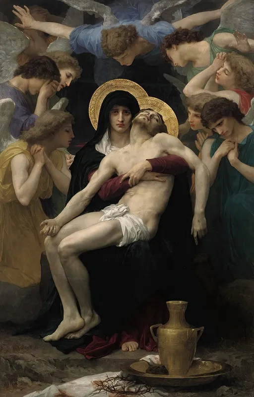 Pieta 18 Wall Art by William Bouguereau - High-Resolution Digital Print