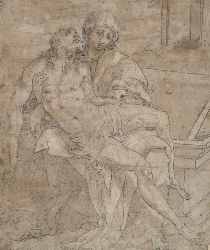 Pieta 24 Wall Art by Circle of Bartolomeo Neroni (Il Riccio) - High-Resolution Digital Print
