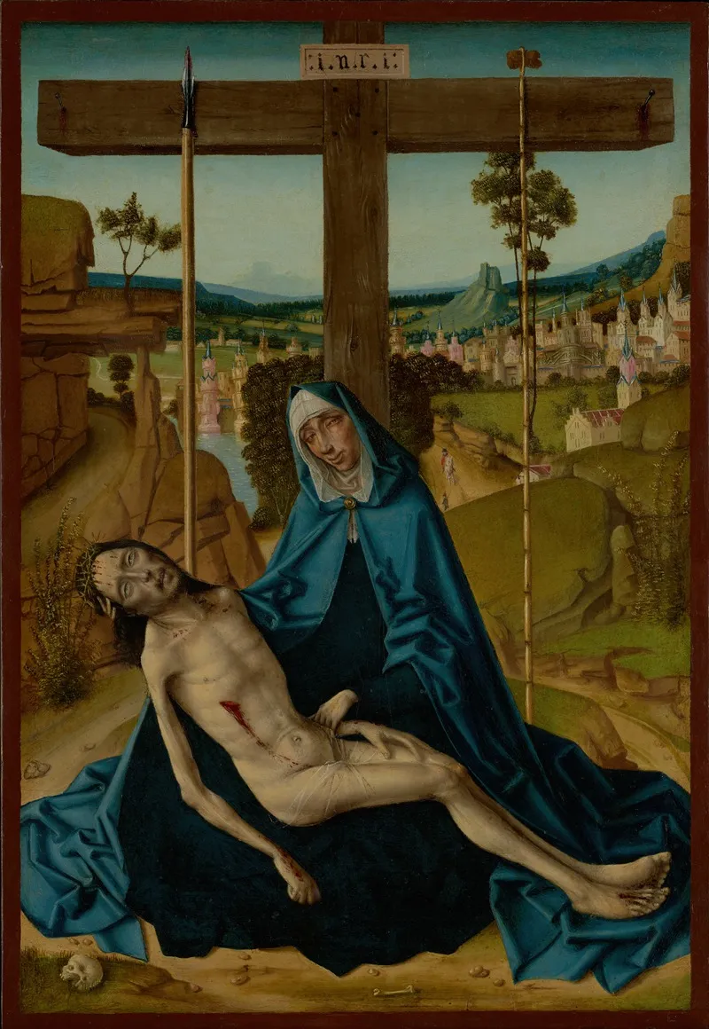 Pieta 42 Wall Art by Circle of Fernando Gallego - High-Resolution Digital Print