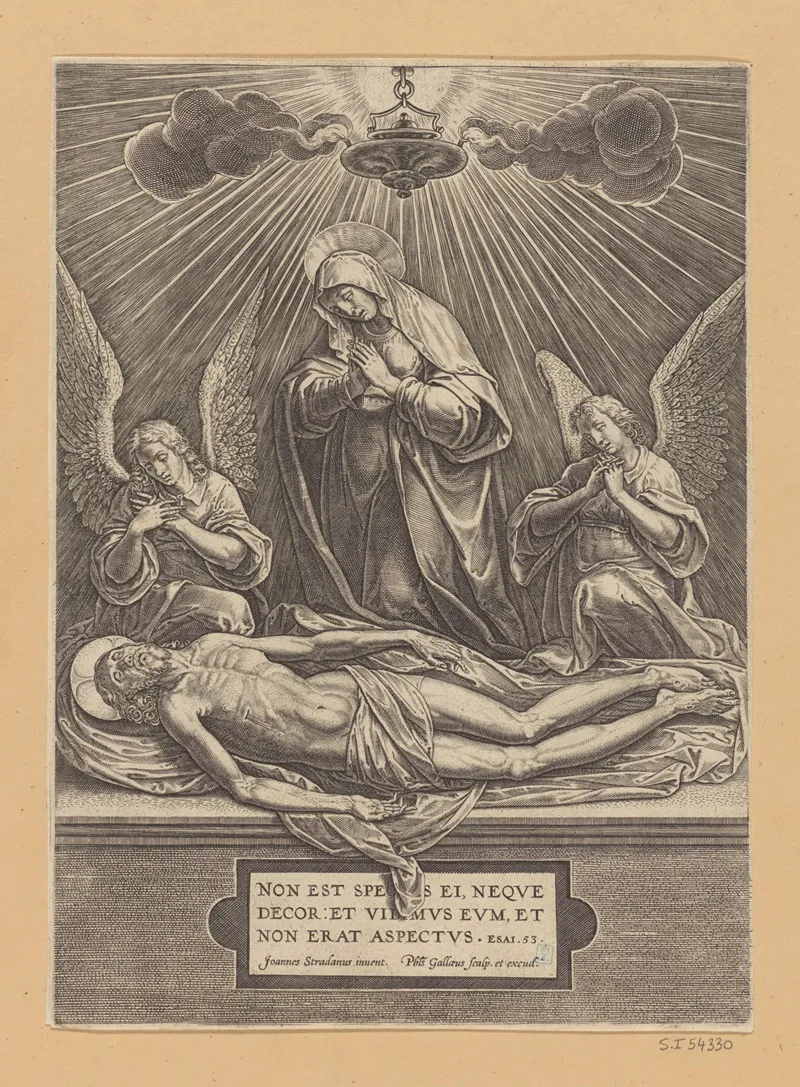 Pieta 62 Wall Art by Stradanus - High-Resolution Digital Print