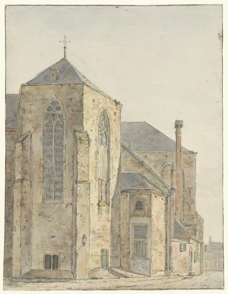 Pieterskerk Te Utrecht Wall Art by Pieter van Oort Hzn - High-Resolution Digital Print