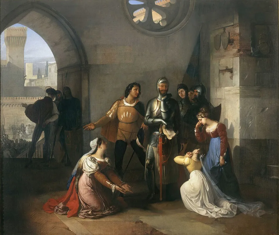 Pietro Rossi Wall Art by Francesco Hayez - High-Resolution Digital Print