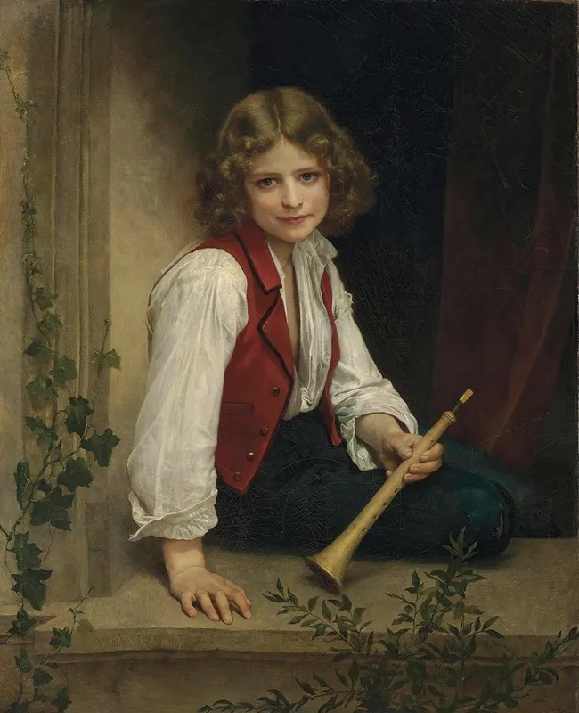 Pifferaro 2 Wall Art by William Bouguereau - High-Resolution Digital Print