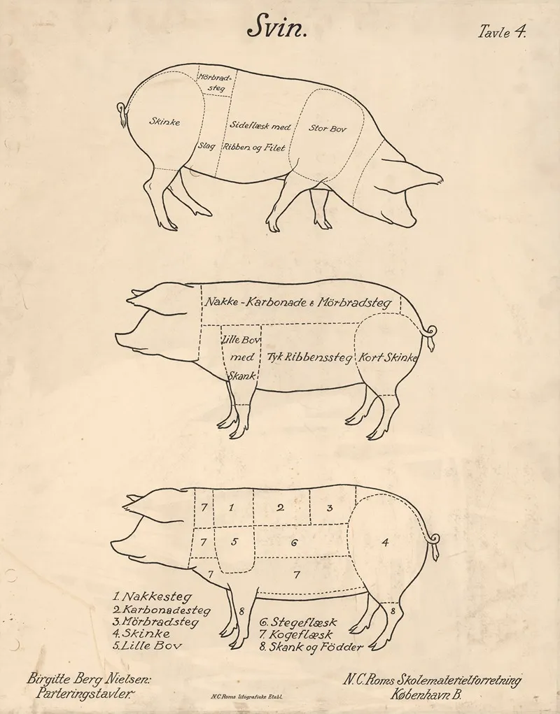 Pigs 3 Wall Art by Birgitte Berg Nielsen - High-Resolution Digital Print