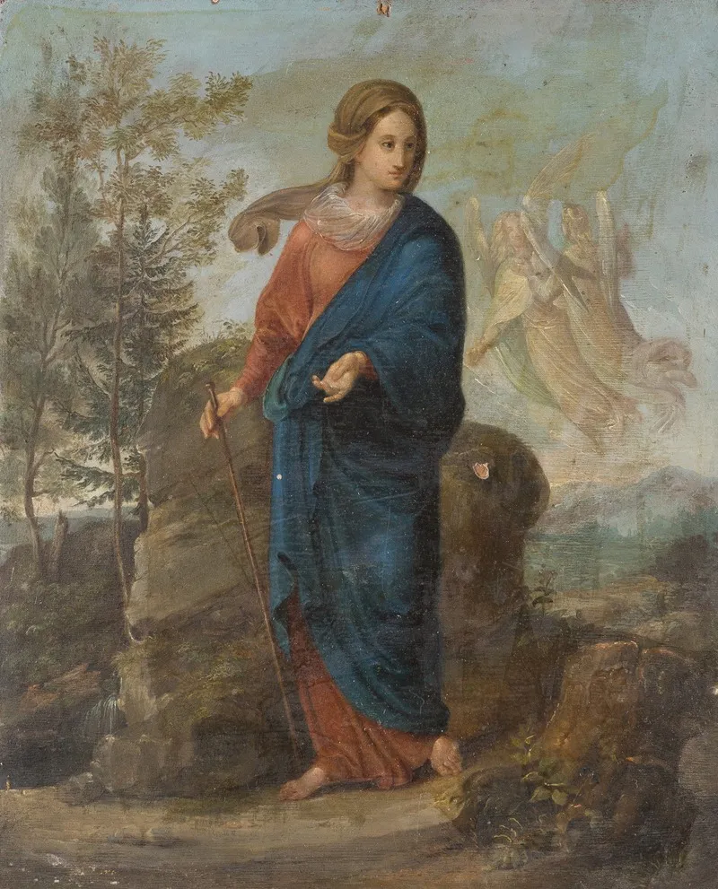 Pilgrimage Of A Saint Wall Art by Wilhelm Kandler - High-Resolution Digital Print