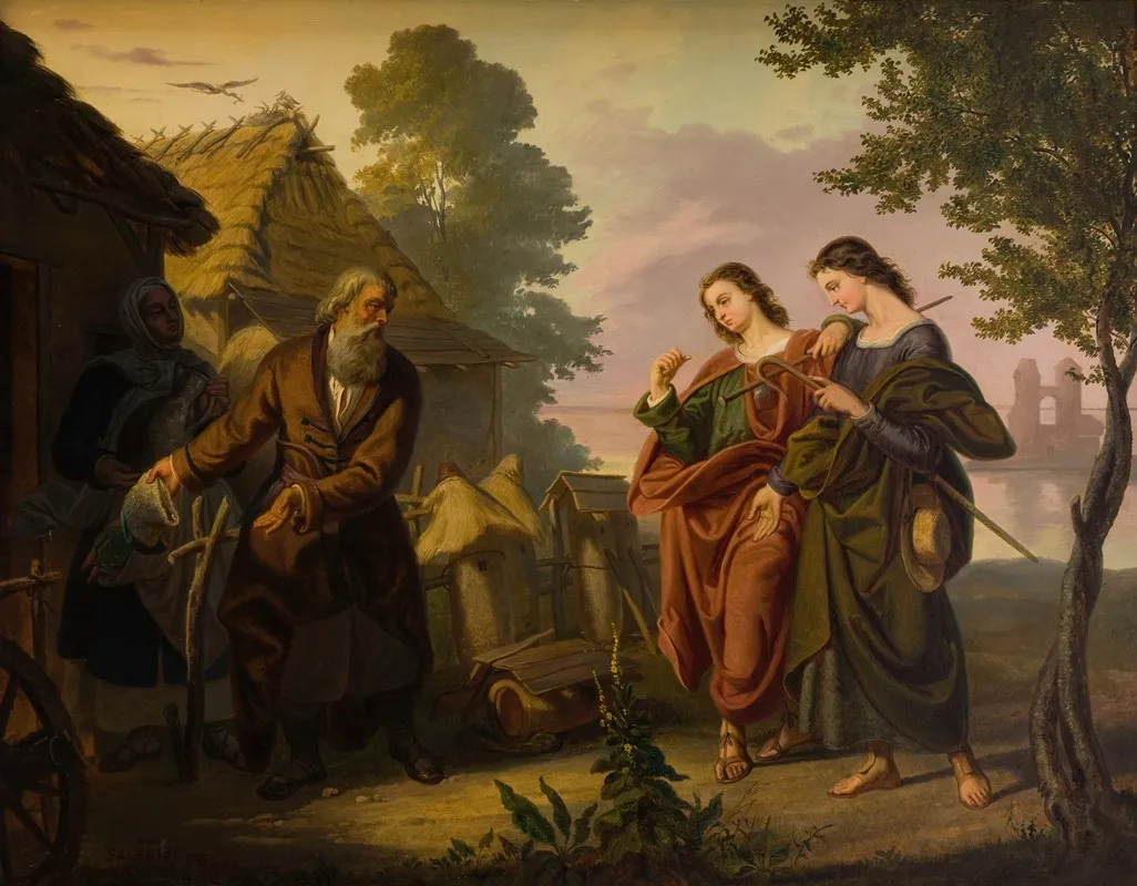 Pilgrims Visiting Piast Wall Art by Korneli Szlegel - High-Resolution Digital Print