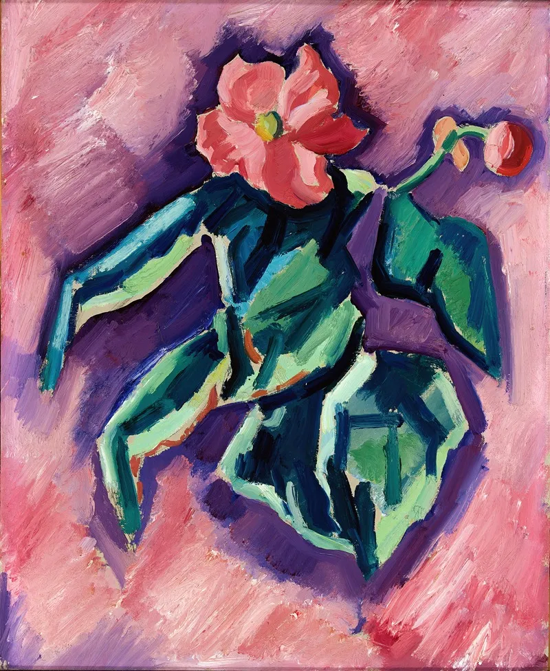 Pink Begonias Wall Art by Marsden Hartley - High-Resolution Digital Print