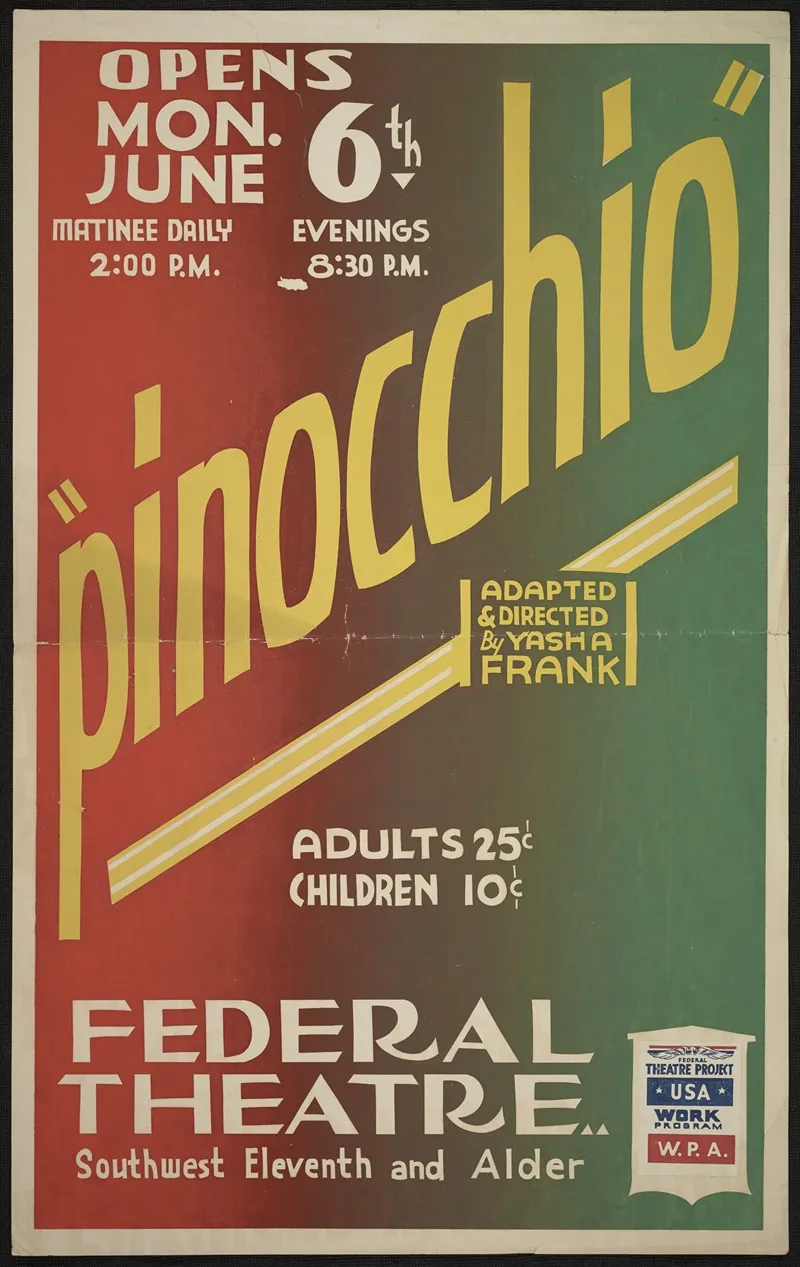 Pinnochio 3 Wall Art by Anonymous - High-Resolution Digital Print