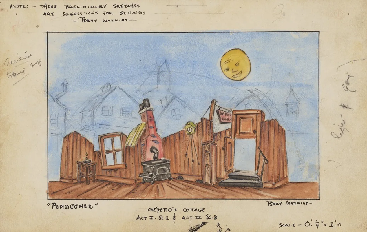 Pinocchio Gepettos Cottage