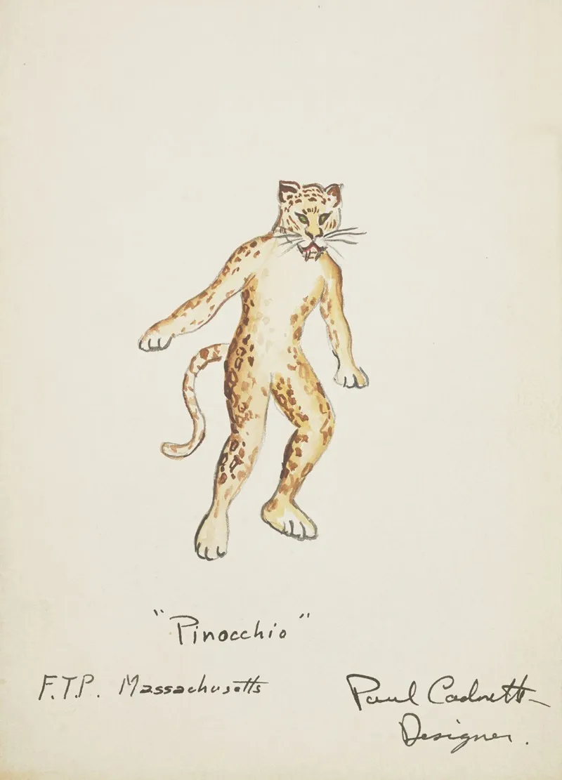 Pinocchio Leopard Leopard Suit Wall Art by Paul Cadorette - High-Resolution Digital Print