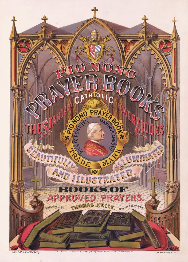 Pio Nono Prayer Books Wall Art by Thomas Kelly - High-Resolution Digital Print