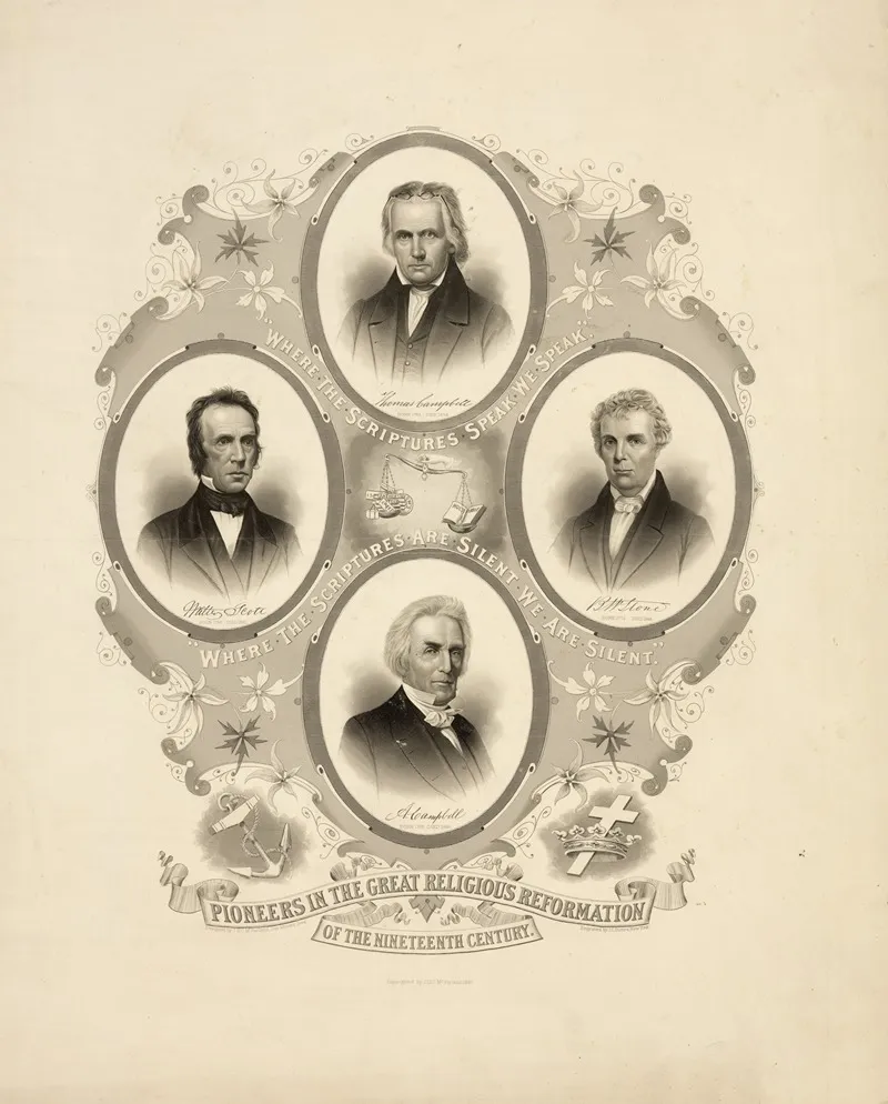 Pioneers In The Great Religious Reformation Of The Nineteenth Century Wall Art by John Chester Buttre - High-Resolution Digital Print