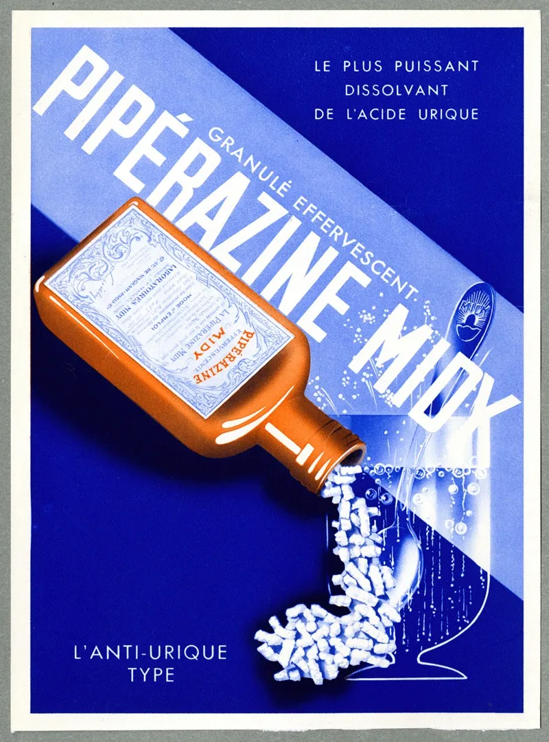 Piperazine Midy 5 Wall Art by Laboratoires Midy - High-Resolution Digital Print