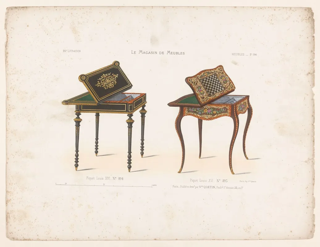 Piquet Louis Xvi Piquet Louis Xv Wall Art by Victor Léon Michel Quétin - High-Resolution Digital Print