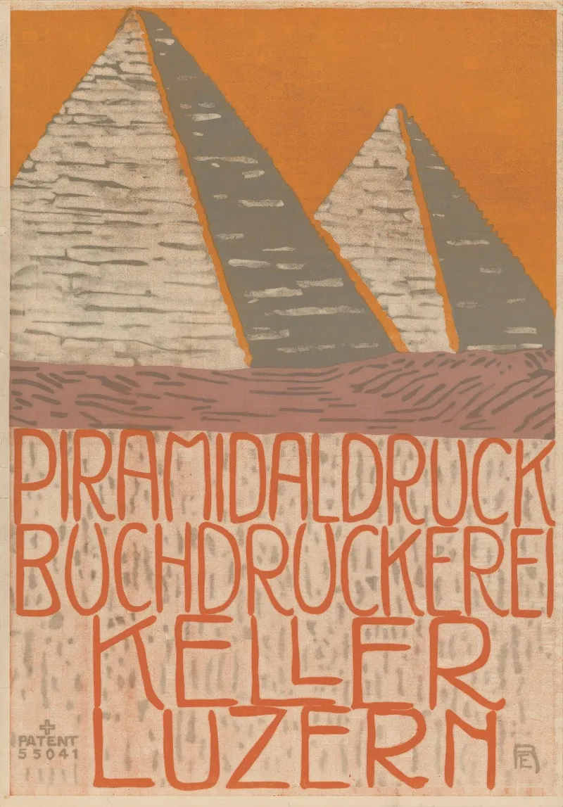 Piramidaldruck Buchdruckerei Keller Luzern Wall Art by Eduard Renggli - High-Resolution Digital Print