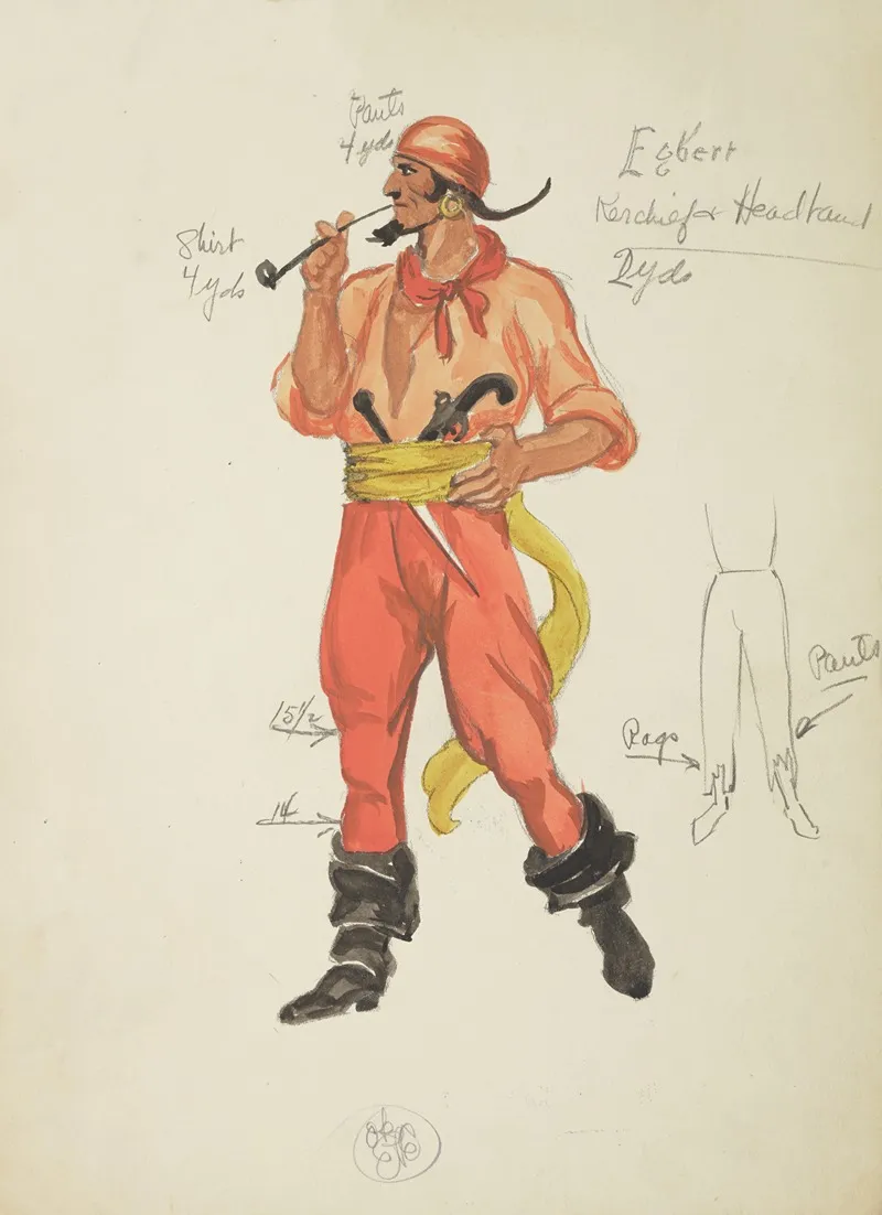 Pirates Of Penzance Second Pirate Egbert Wall Art by John Glidden - High-Resolution Digital Print