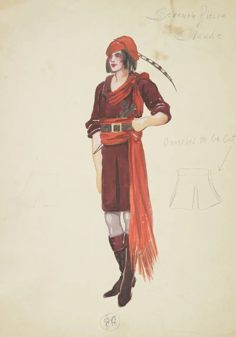 Pirates Of Penzance Seventh Pirate Claude Wall Art by John Glidden - High-Resolution Digital Print