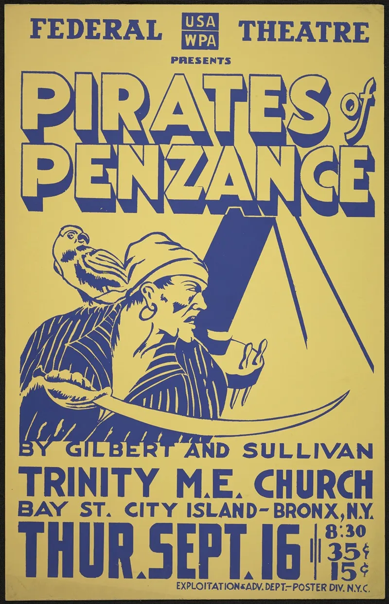 Pirates Of Penzance Wall Art by Anonymous - High-Resolution Digital Print