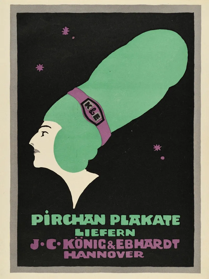 Pirchan Plakate Liefern J C Konig Ebhardt Hannover Wall Art by Emil Pirchan - High-Resolution Digital Print