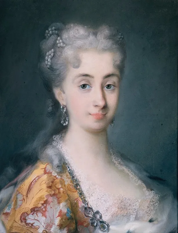 Pisana Mocenigo Nee Corner Or Cornaro Wall Art by Rosalba Carriera - High-Resolution Digital Print