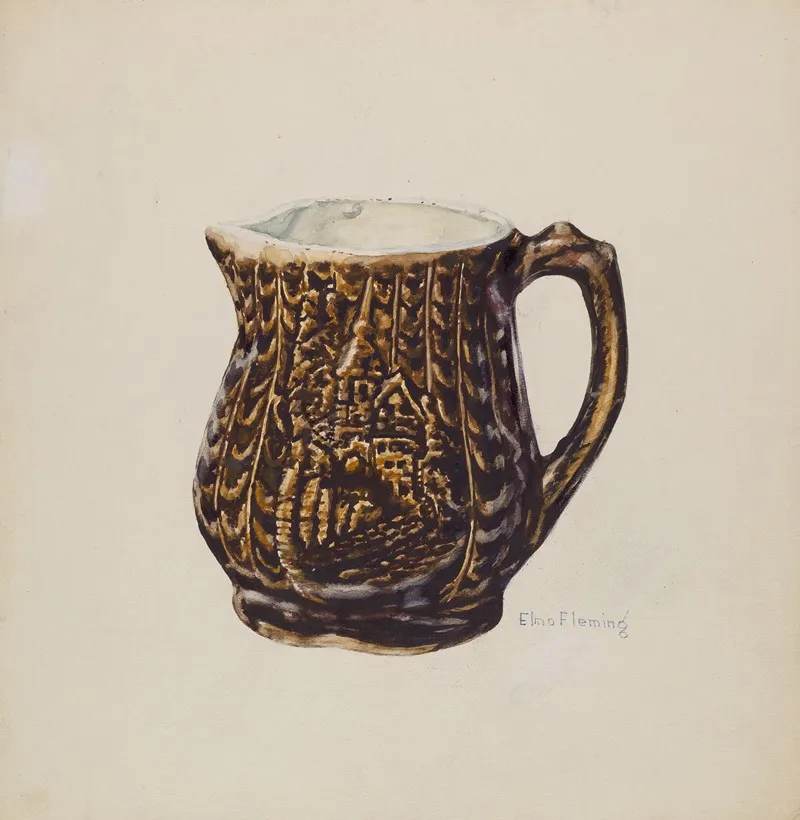 Pitcher 36 Wall Art by Elmo Fleming - High-Resolution Digital Print