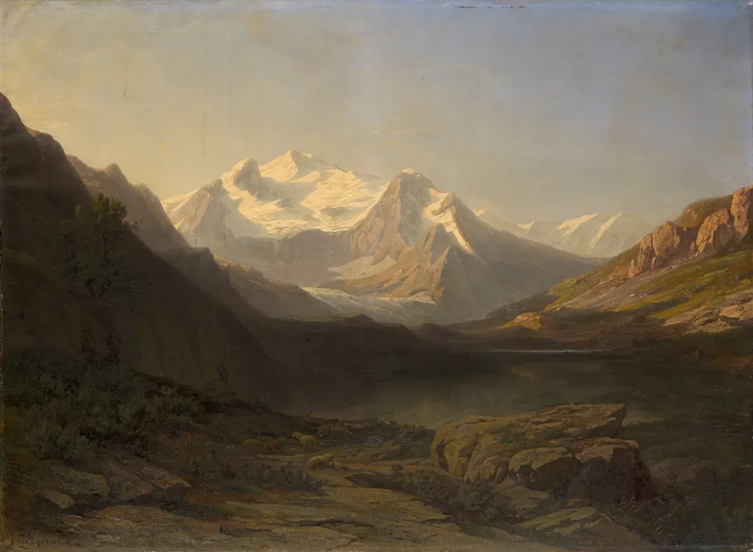 Piz Derr Wall Art by Jakob Joseph Zelger - High-Resolution Digital Print