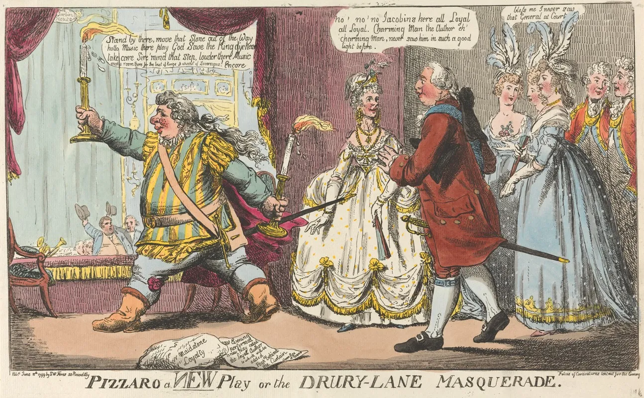 Pizzaro A New Play Or The Drury Lane Masquerade