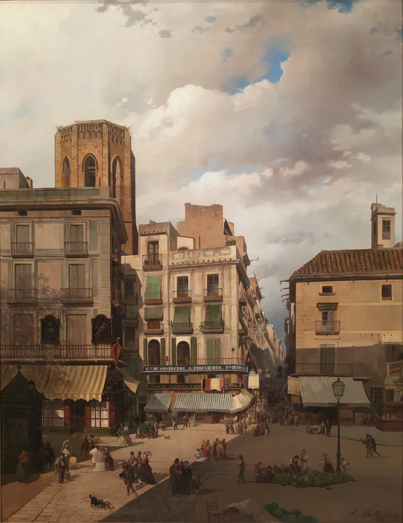 Pla De La Boqueria Wall Art by Aquiles Batiztutzzi - High-Resolution Digital Print
