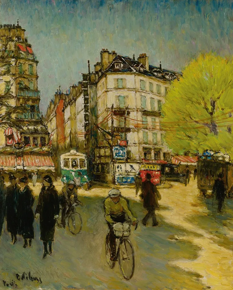 Place De La Republique 3 Wall Art by Peter Alexandrovitch Nilouss - High-Resolution Digital Print