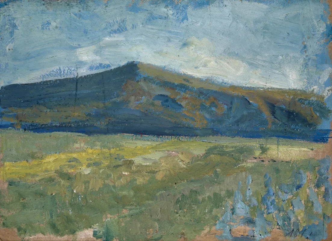 Plain With Bare Mountain
