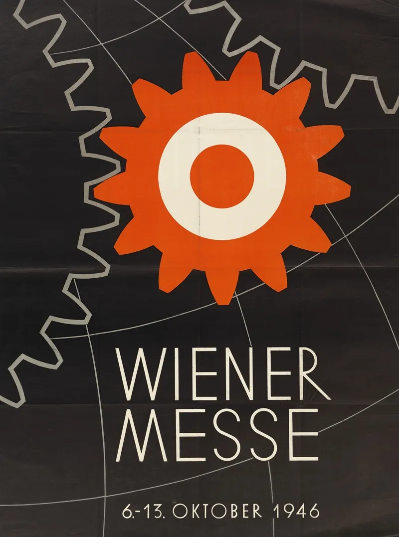 Plakat Fur Die Wiener Herbstmesse 6 13 Oktober 1946