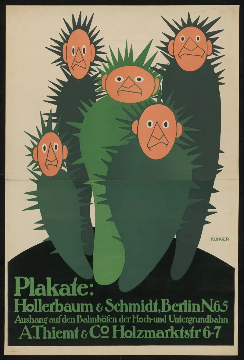 Plakate Hollerbaum Und Schmidt Wall Art by Julius Klinger - High-Resolution Digital Print