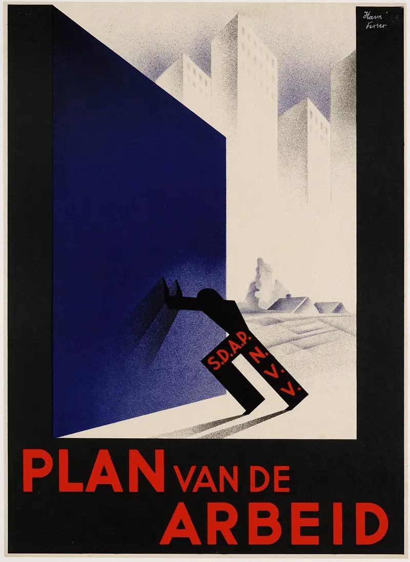 Plan Van De Arbeid Wall Art by Herman Visser - High-Resolution Digital Print