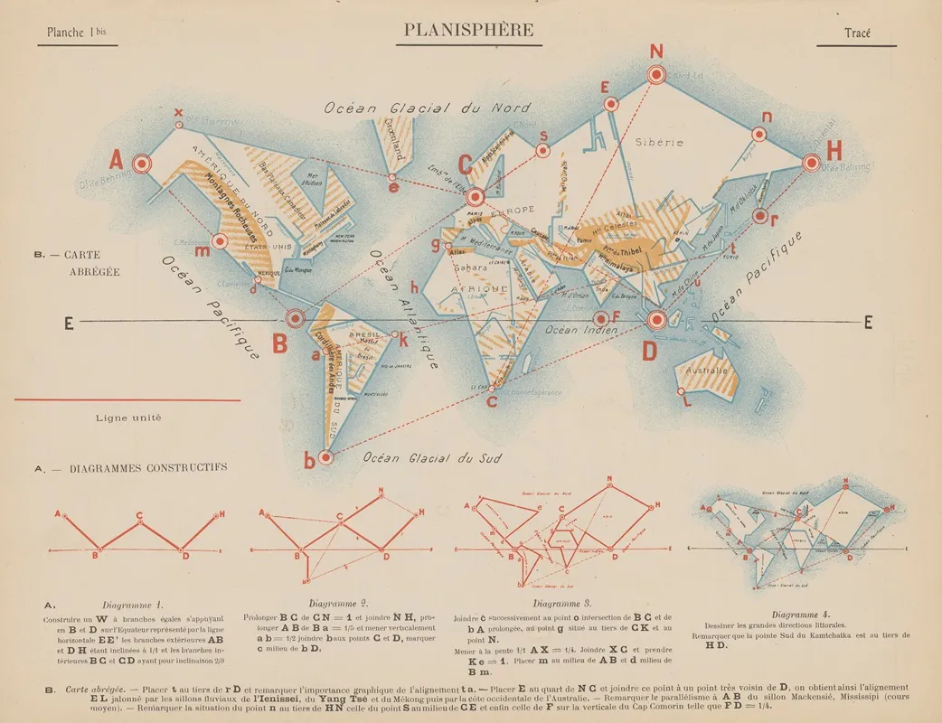 Planisphere Trace‎