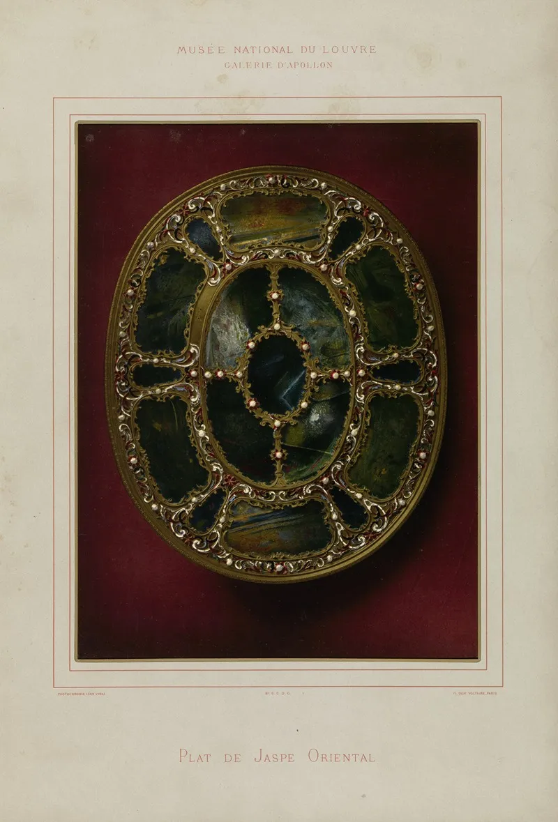 Plat De Jaspe Oriental Wall Art by Léon Vidal - High-Resolution Digital Print