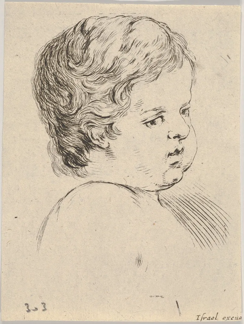 Plate 12 Head Of A Child
