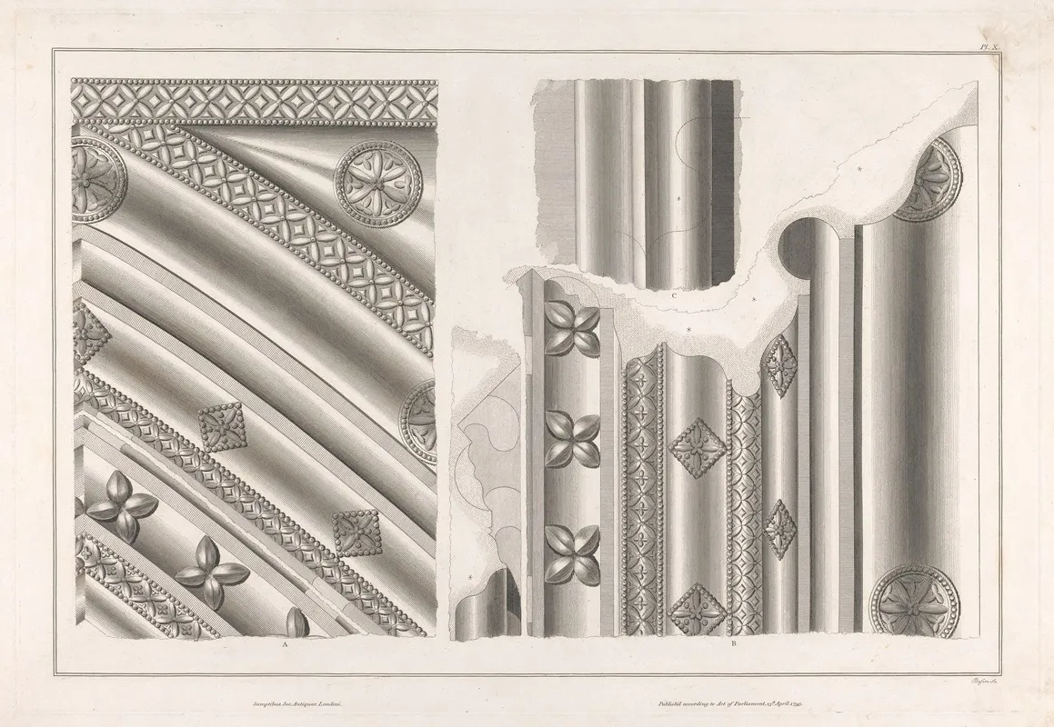 Plate X St Stephens Chapel Wall Art by John Topham - High-Resolution Digital Print
