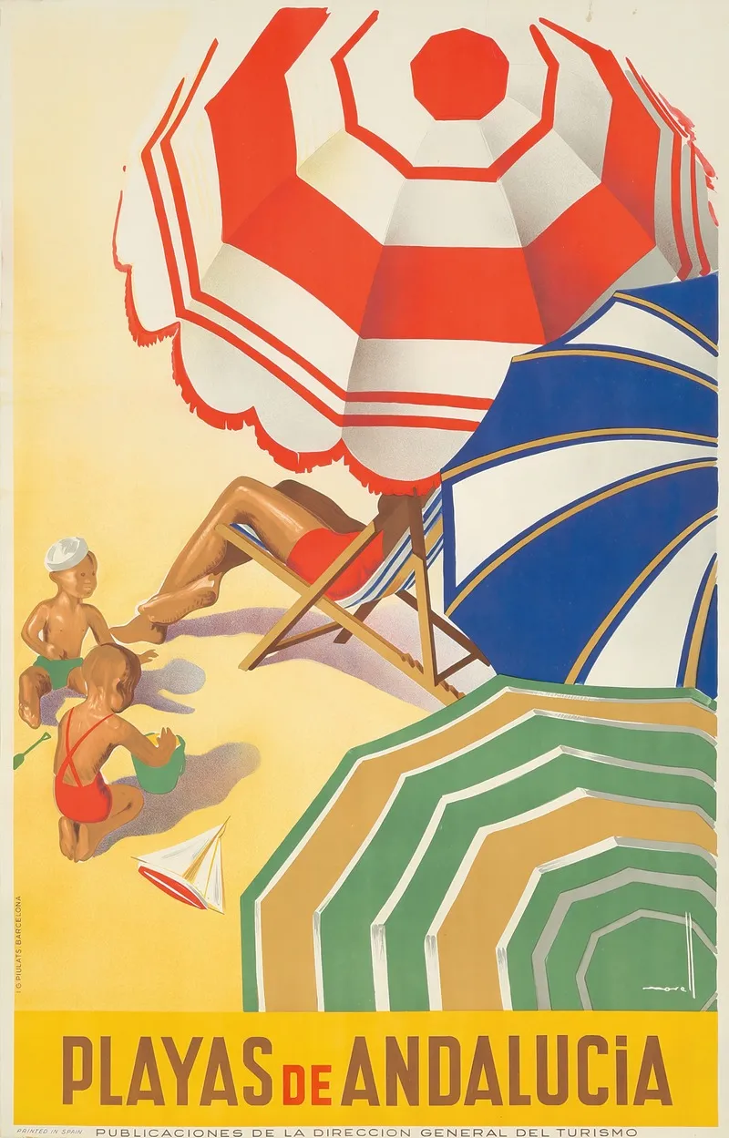 Playas De Andalucia Wall Art by José Morell - High-Resolution Digital Print
