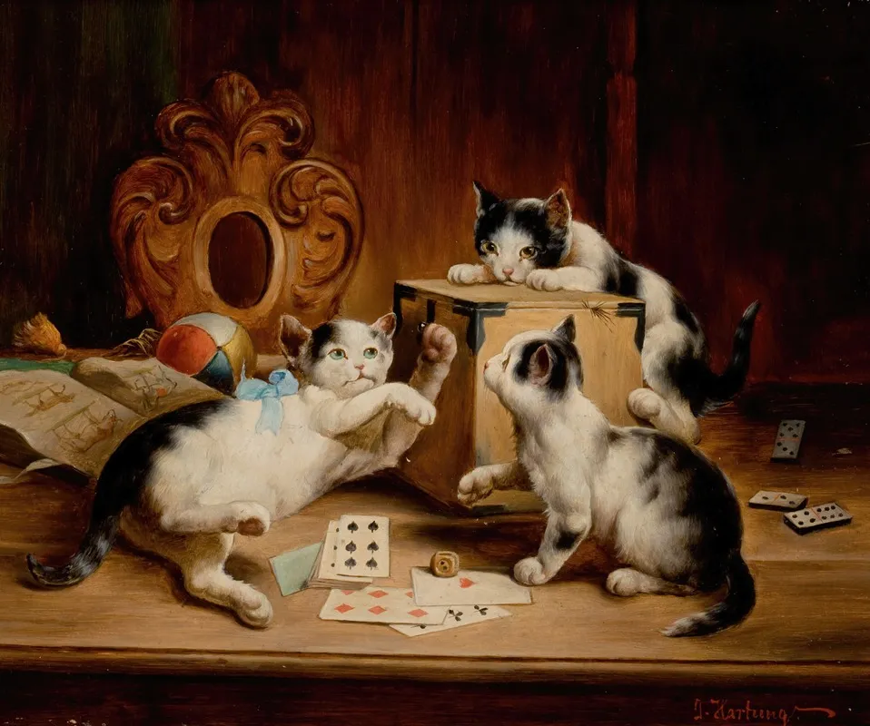 Playing Cards Wall Art by Carl Reichert - High-Resolution Digital Print