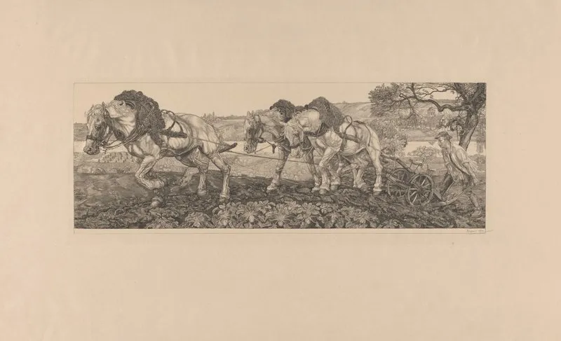 Ploegende Paarden